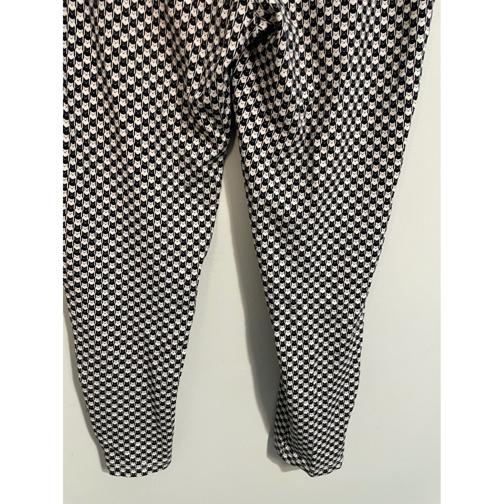 Betabrand Catstooth Pencil Dress Pant Yoga Pants Size Medium Novelty‎ Eclectic - Picture 7 of 9